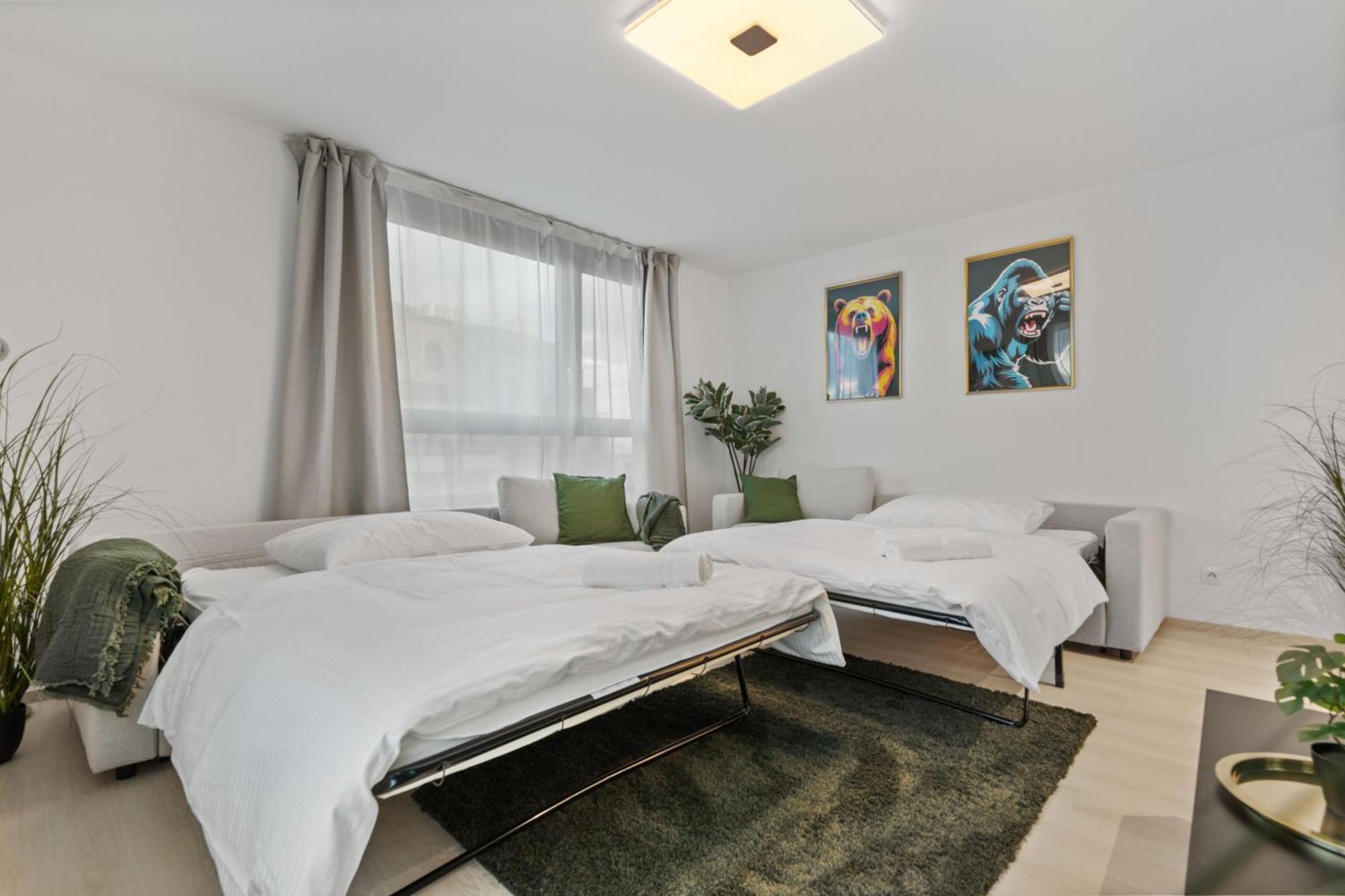 Lam Jungle - Sky View 21 Floor - Free Parking Apartament Bratysława